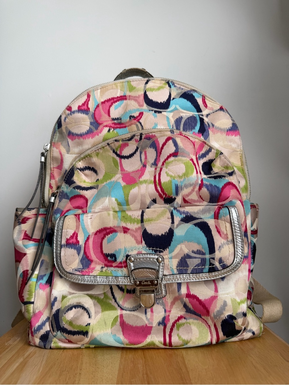 COACH y2k Poppy Ikat Backpack